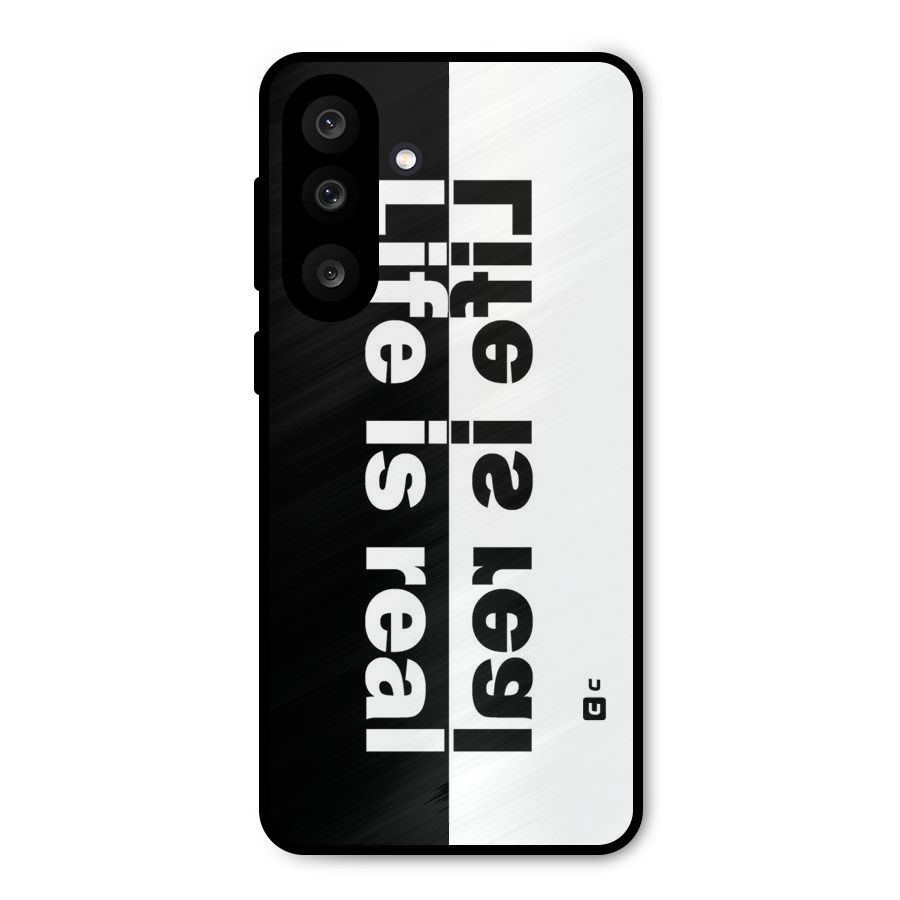 Life is Real Simple Metal Back Case for Galaxy M56