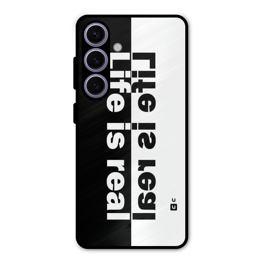 Life is Real Simple Metal Back Case for Galaxy S24
