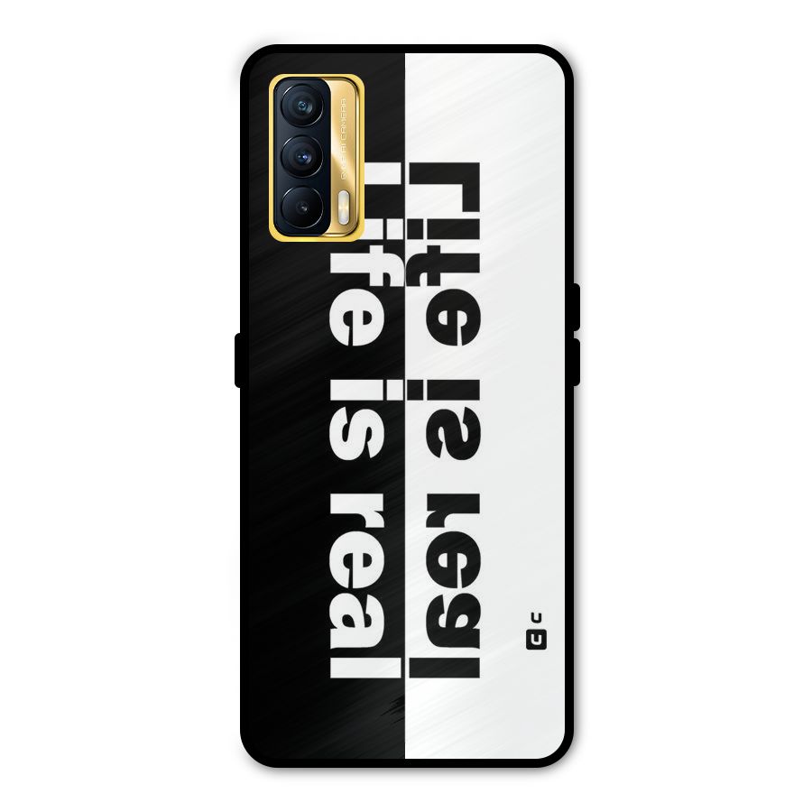 Life is Real Simple Metal Back Case for Realme X7