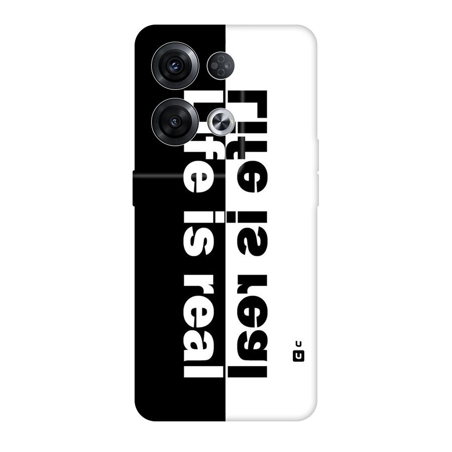 Life is Real Simple Original Polycarbonate Back Case for Oppo Reno8 Pro 5G