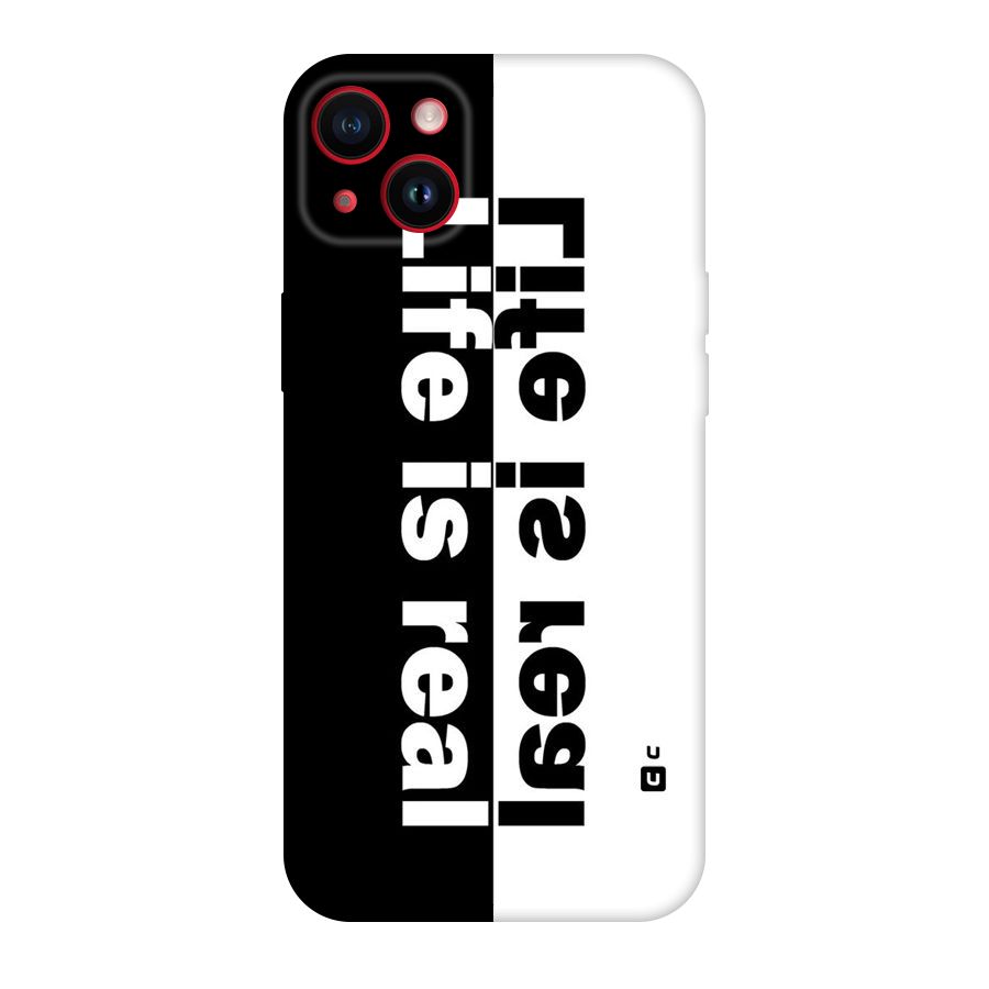 Life is Real Simple Original Polycarbonate Back Case for iPhone 14 Plus