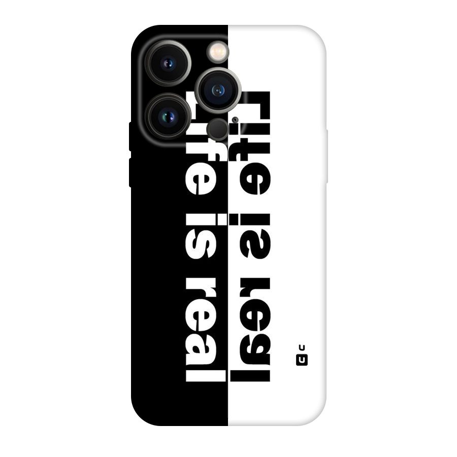 Life is Real Simple Original Polycarbonate Back Case for iPhone 14 Pro