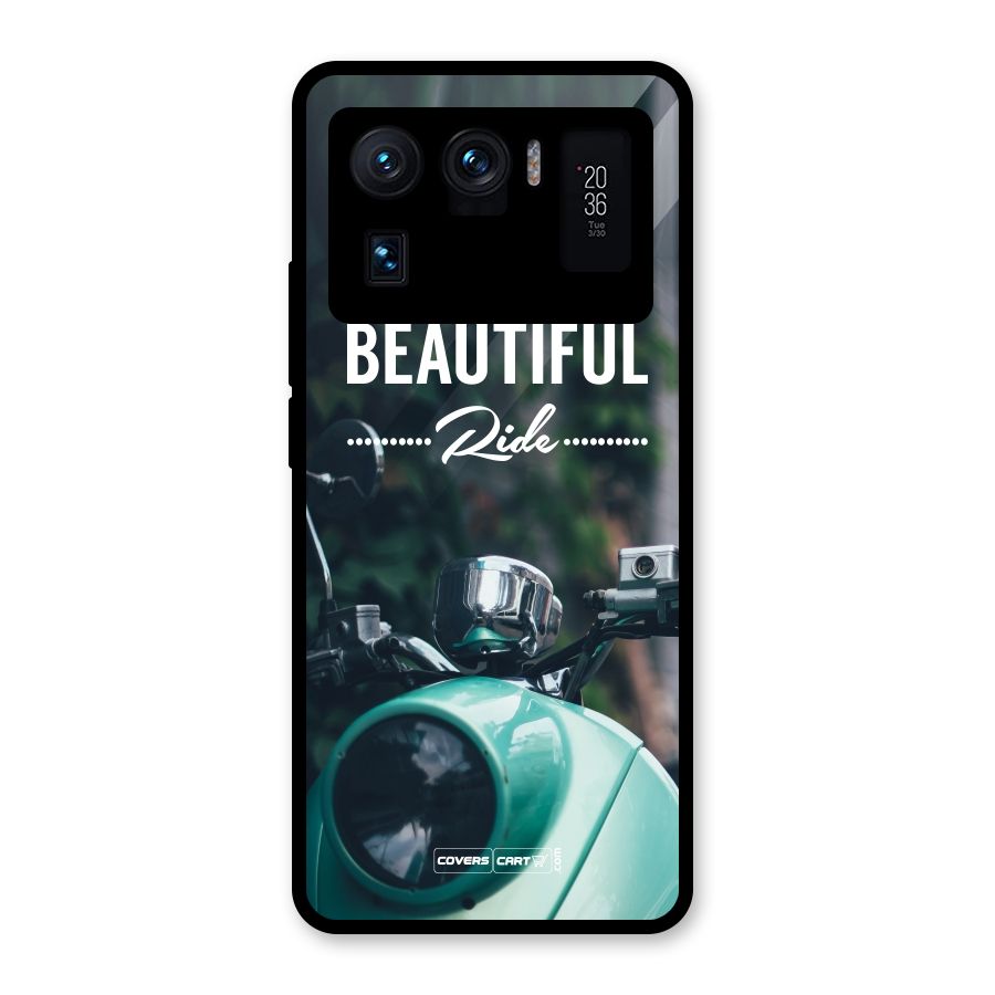Life is a Beautiful Ride Glass Back Case for Mi 11 Ultra