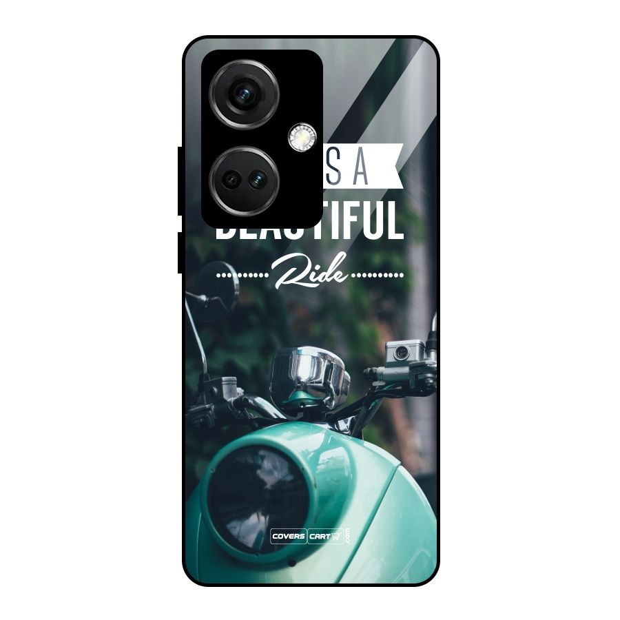 Life is a Beautiful Ride Glass Back Case for OnePlus Nord CE 3 5G