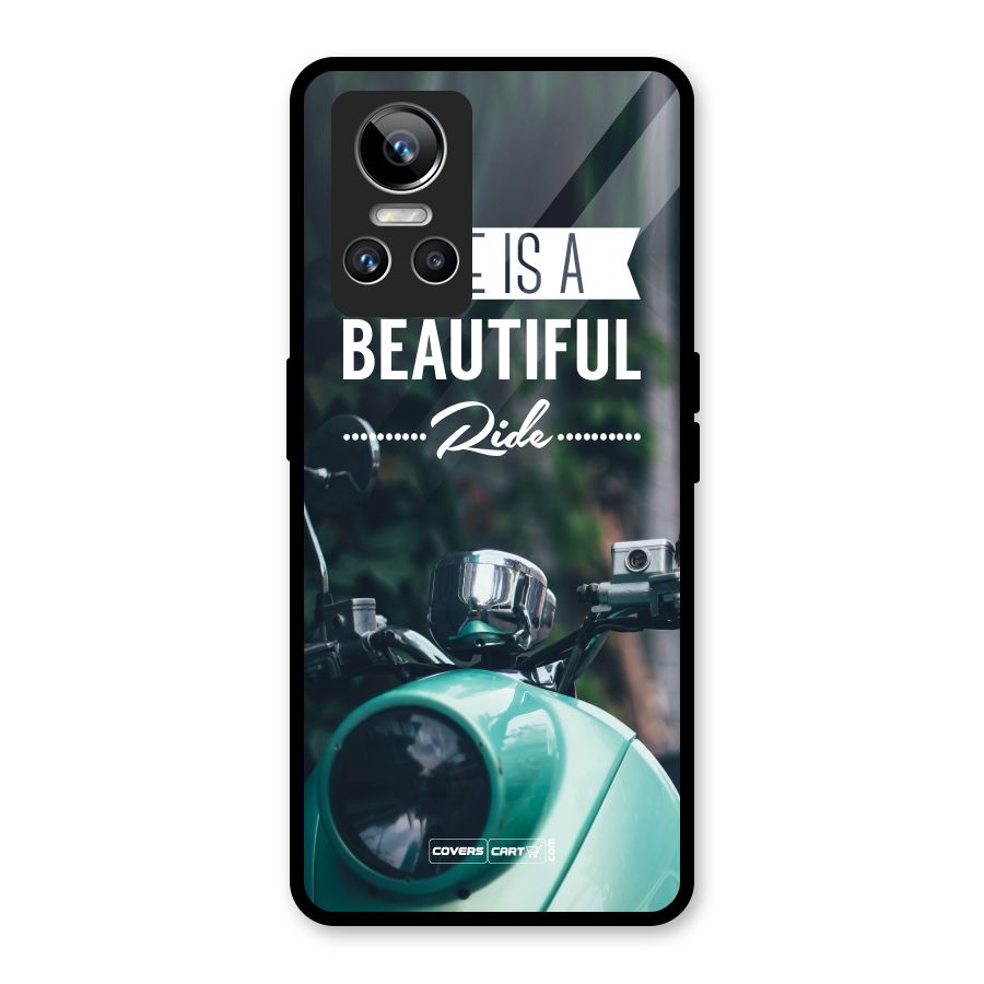 Life is a Beautiful Ride Glass Back Case for Realme GT Neo 3