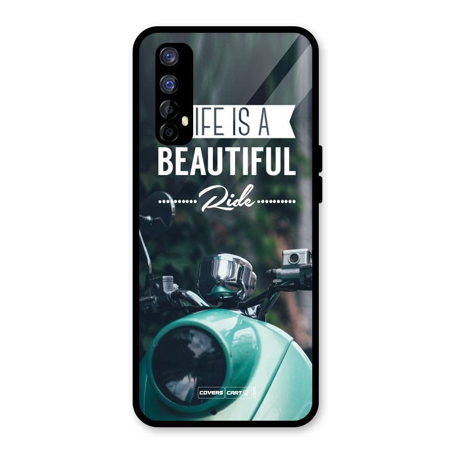 Life is a Beautiful Ride Glass Back Case for Realme Narzo 20 Pro