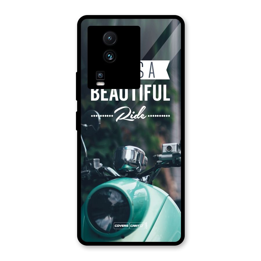 Life is a Beautiful Ride Glass Back Case for Vivo iQOO Neo 7
