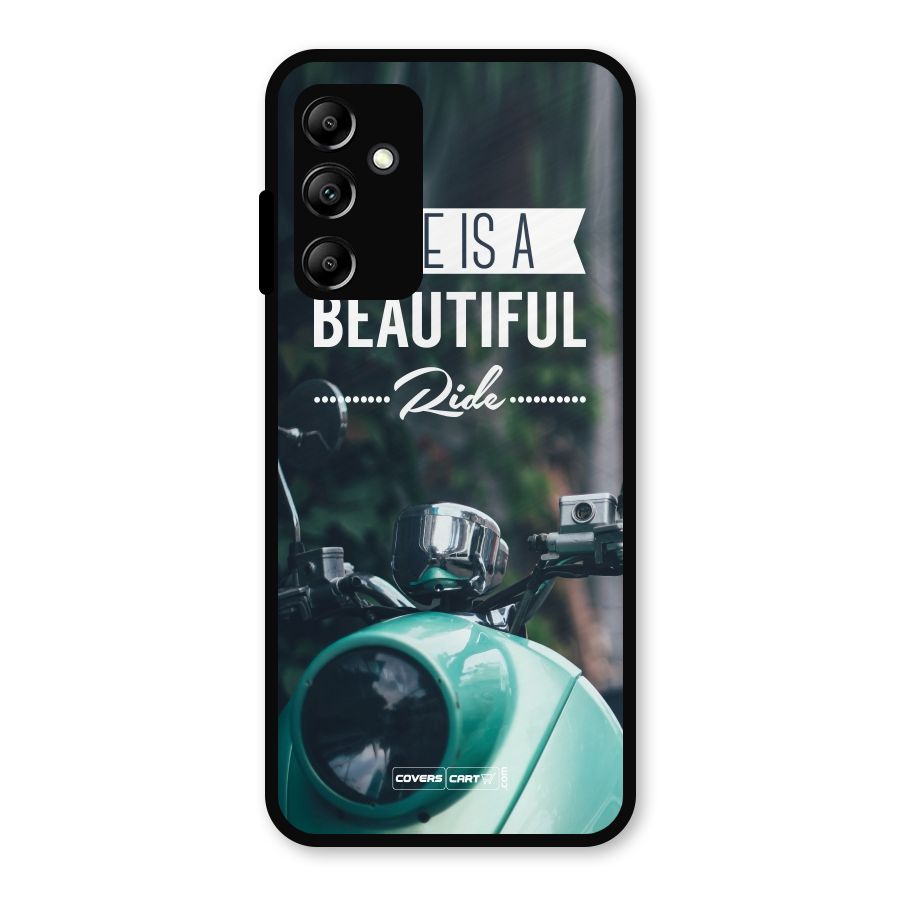 Life is a Beautiful Ride Metal Back Case for Galaxy A14 5G