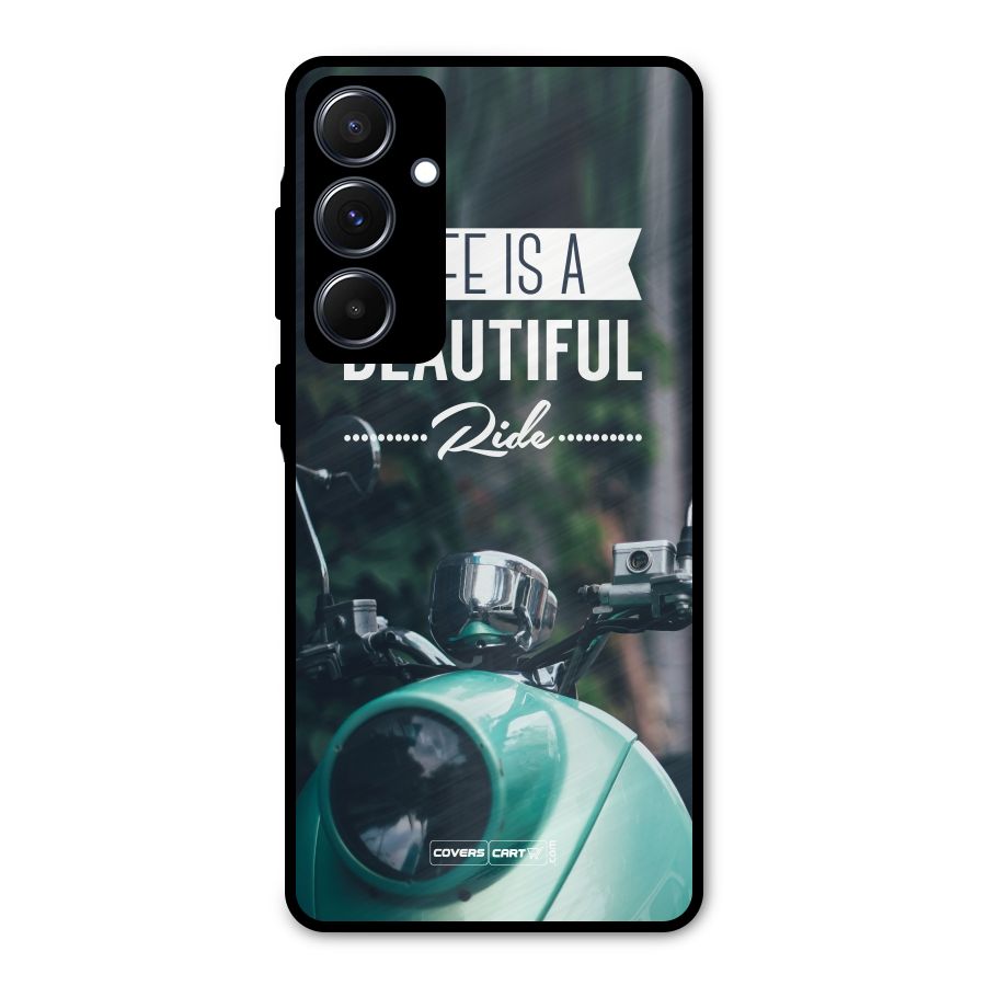 Life is a Beautiful Ride Metal Back Case for Galaxy A55