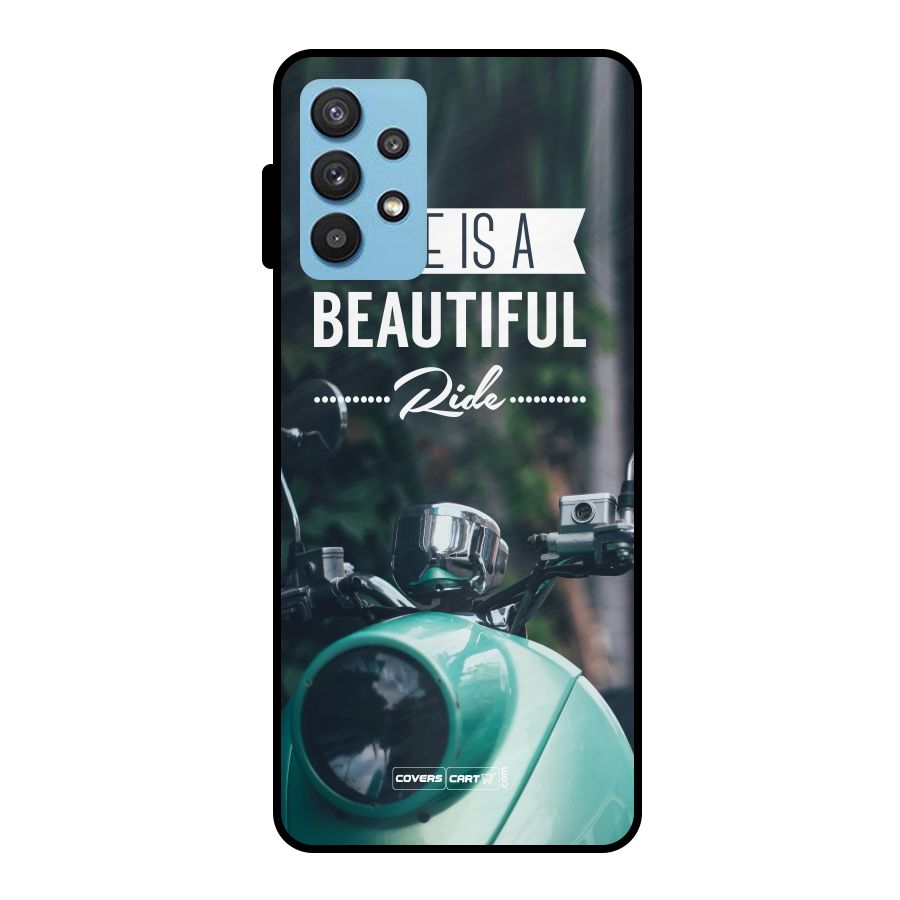 Life is a Beautiful Ride Metal Back Case for Galaxy M32 5G