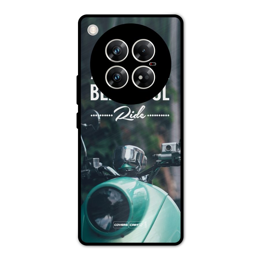 Life is a Beautiful Ride Metal Back Case for Infinix Zero 40 5G