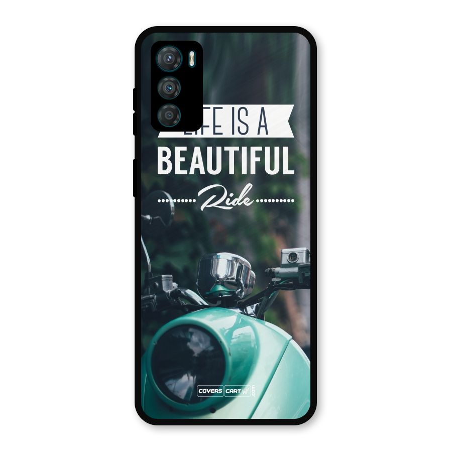Life is a Beautiful Ride Metal Back Case for Moto G42