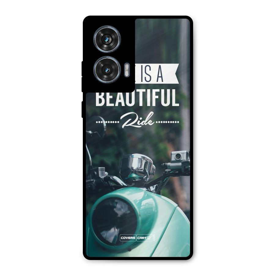 Life is a Beautiful Ride Metal Back Case for Motorola Edge 50 Fusion