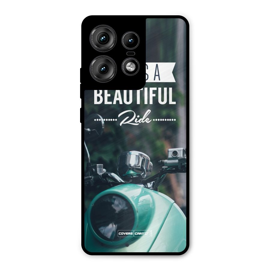 Life is a Beautiful Ride Metal Back Case for Motorola Edge 50 Pro