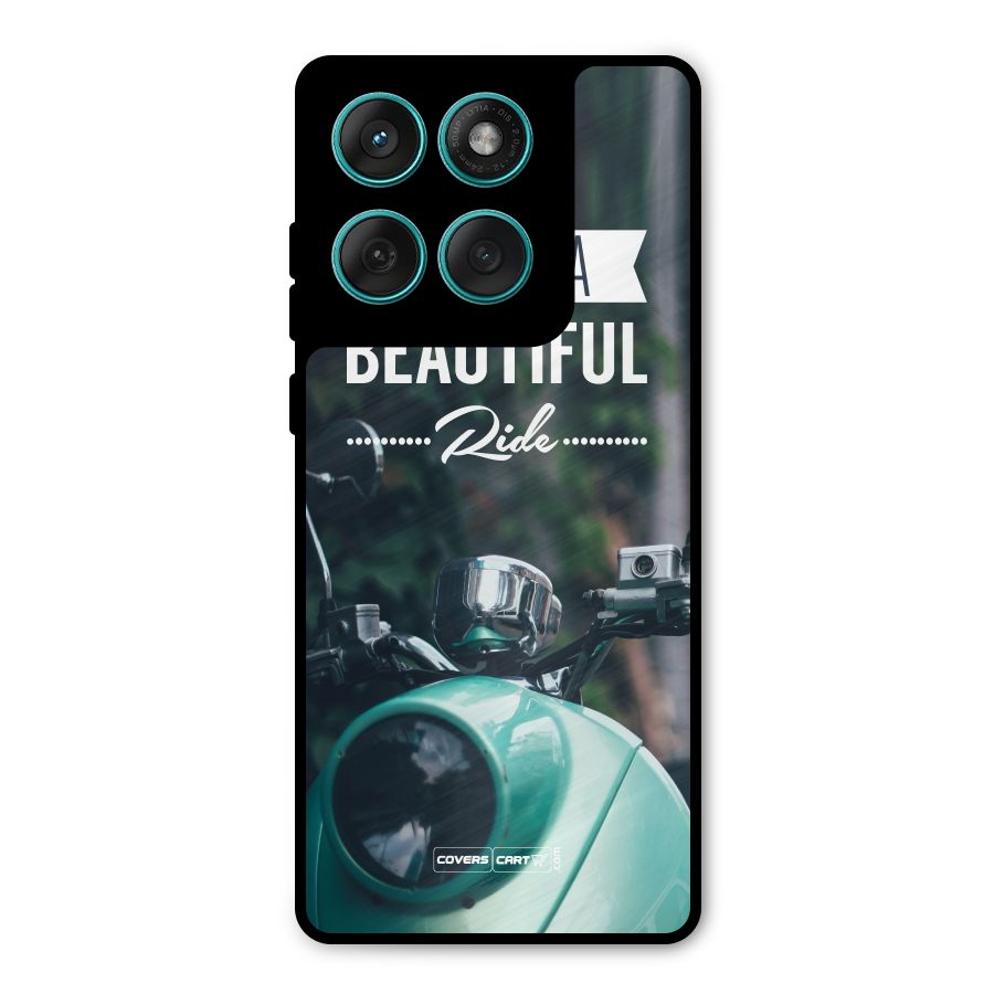 Life is a Beautiful Ride Metal Back Case for Motorola Edge 60 Fusion