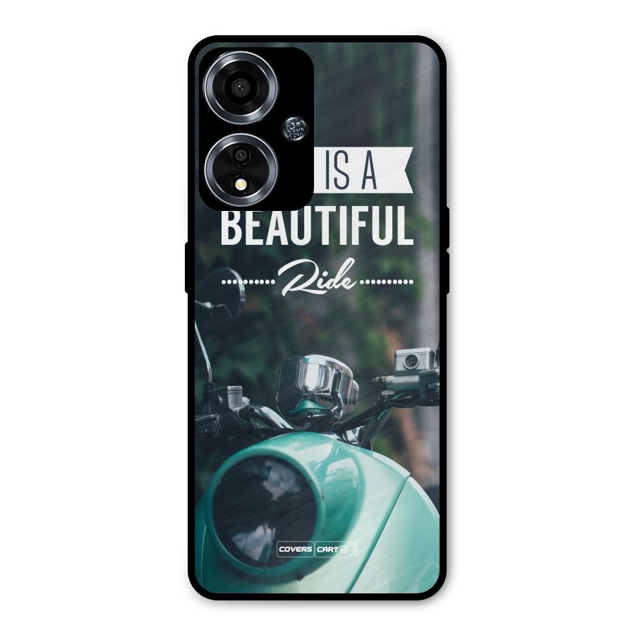 Life is a Beautiful Ride Metal Back Case for Oppo A59