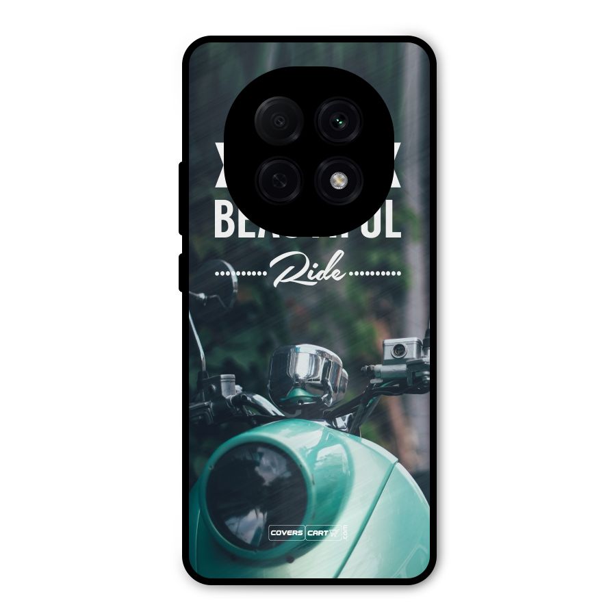 Life is a Beautiful Ride Metal Back Case for Oppo F29 Pro