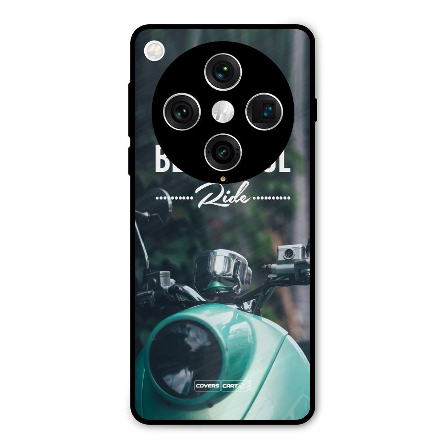 Life is a Beautiful Ride Metal Back Case for Oppo Find X8 Pro