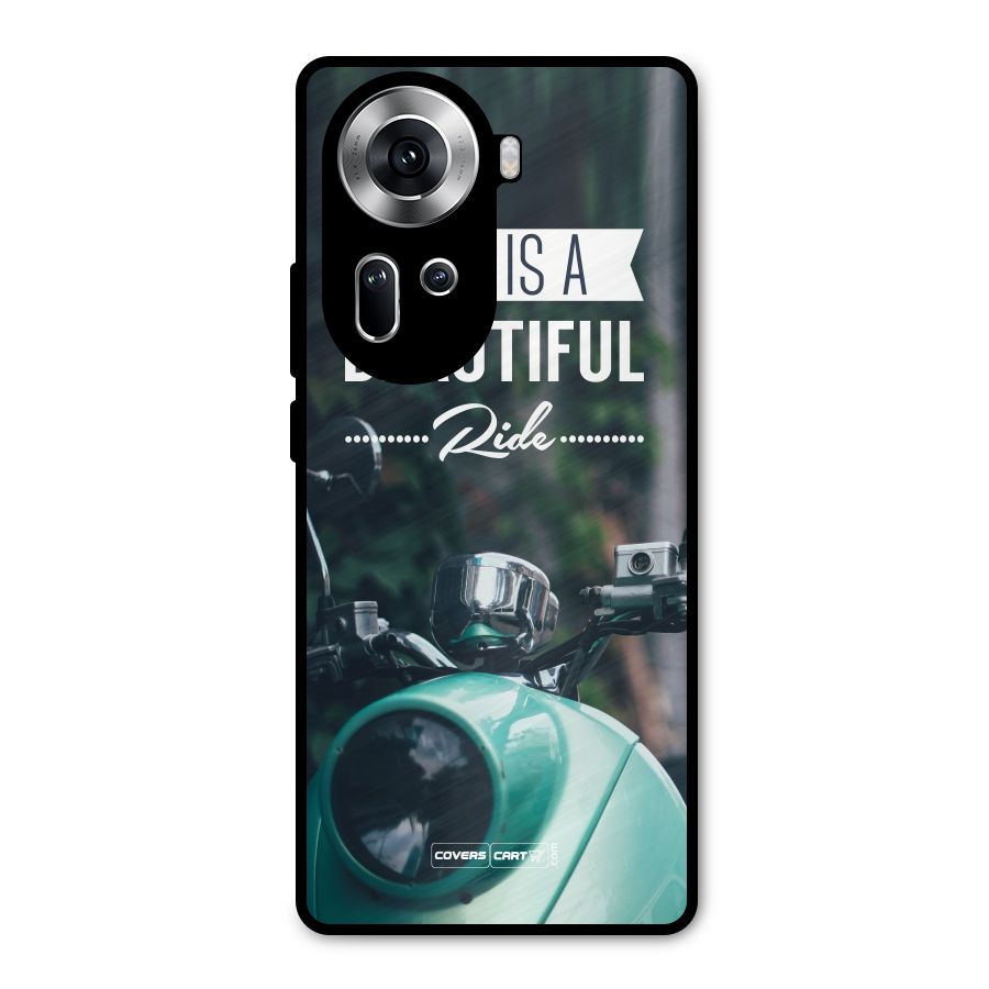 Life is a Beautiful Ride Metal Back Case for Oppo Reno11 5G
