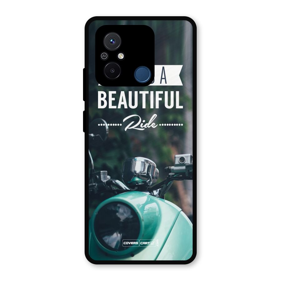 Life is a Beautiful Ride Metal Back Case for Poco C55