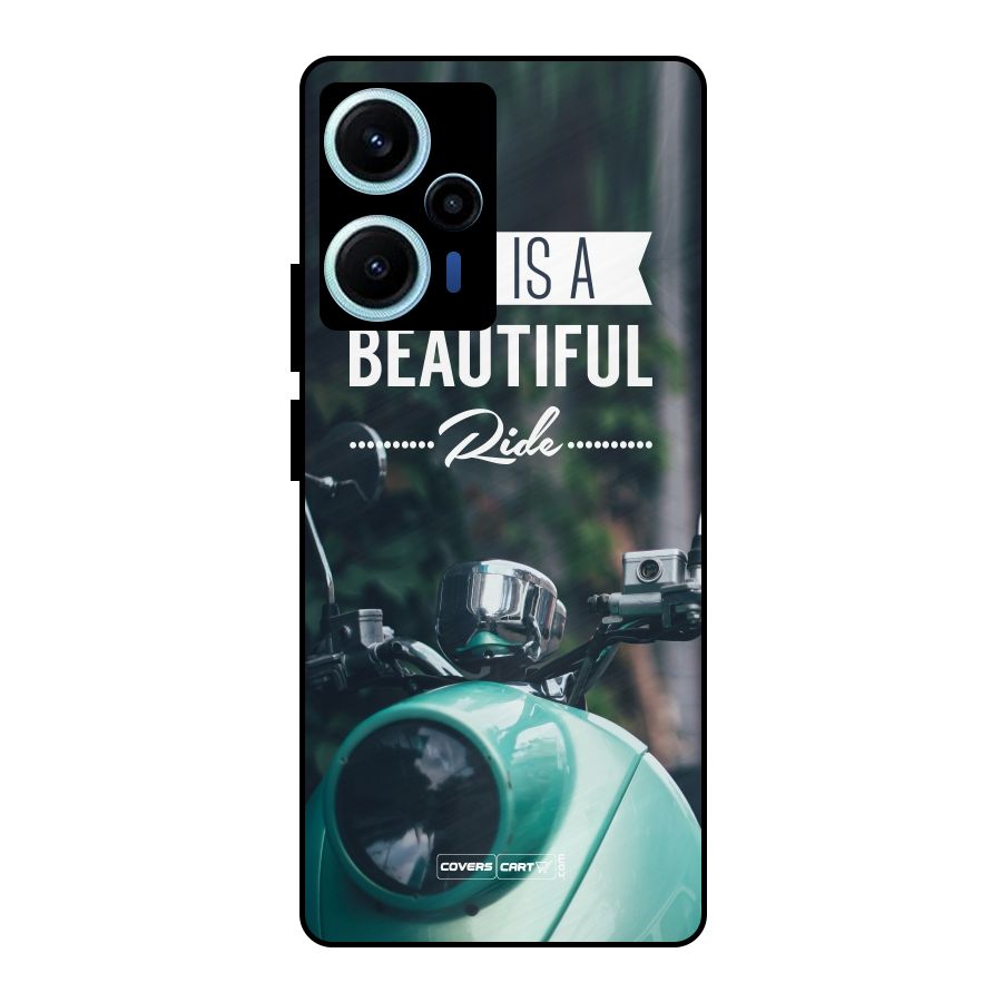 Life is a Beautiful Ride Metal Back Case for Poco F5