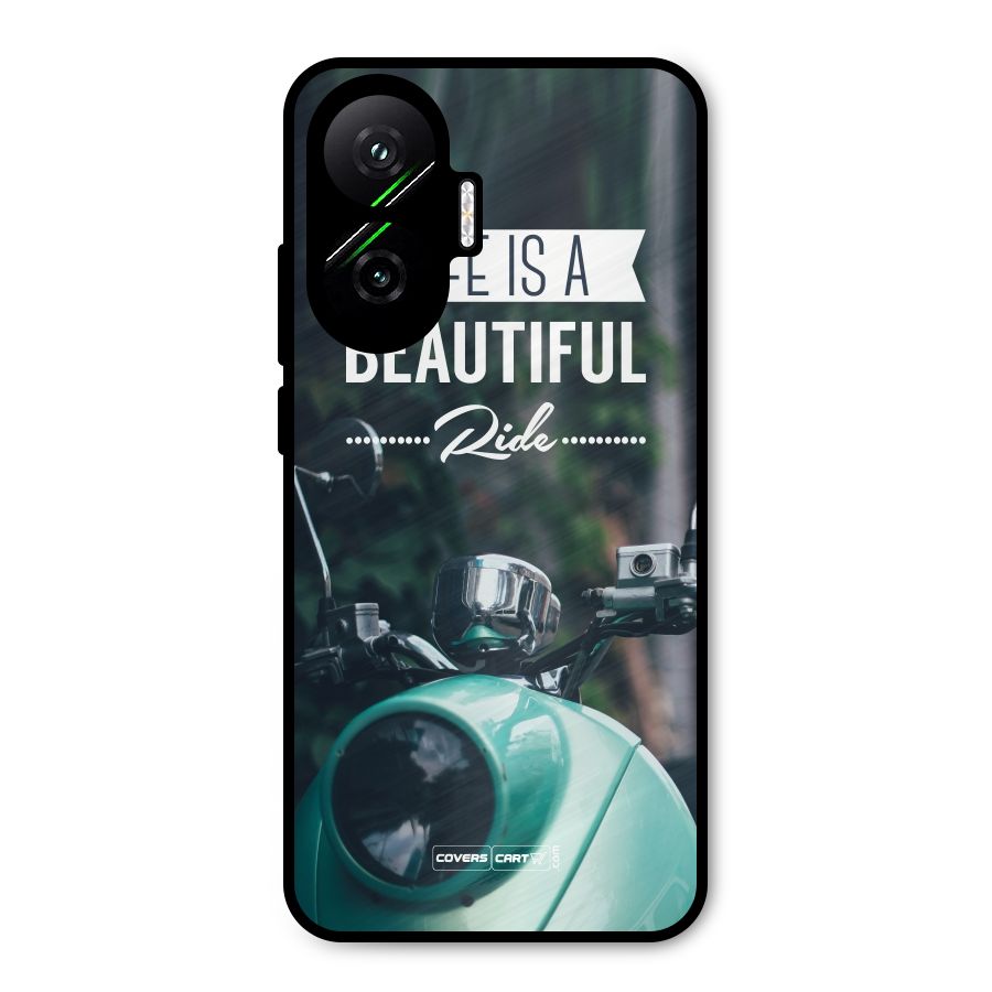 Life is a Beautiful Ride Metal Back Case for Poco F7