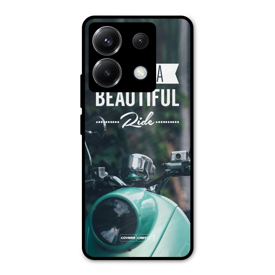 Life is a Beautiful Ride Metal Back Case for Poco X6