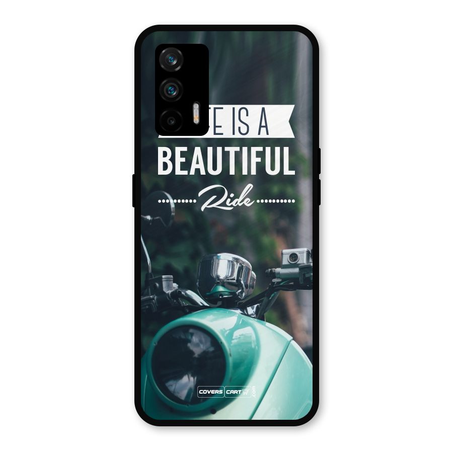 Life is a Beautiful Ride Metal Back Case for Realme GT 5G