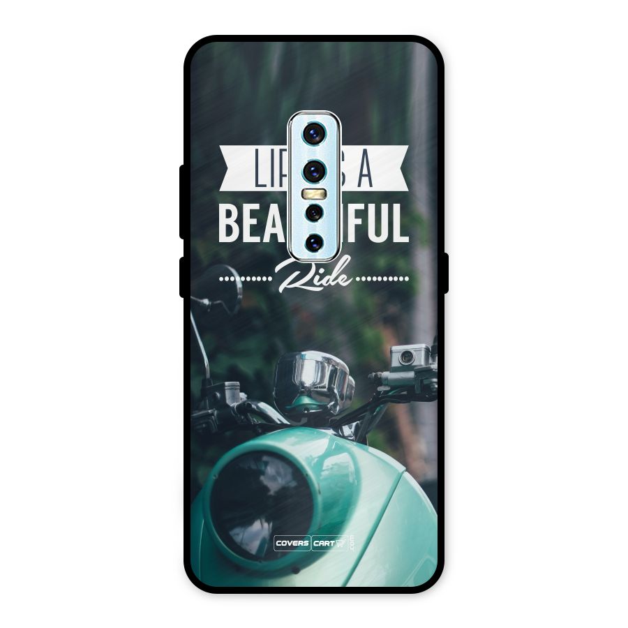 Life is a Beautiful Ride Metal Back Case for Vivo V17 Pro