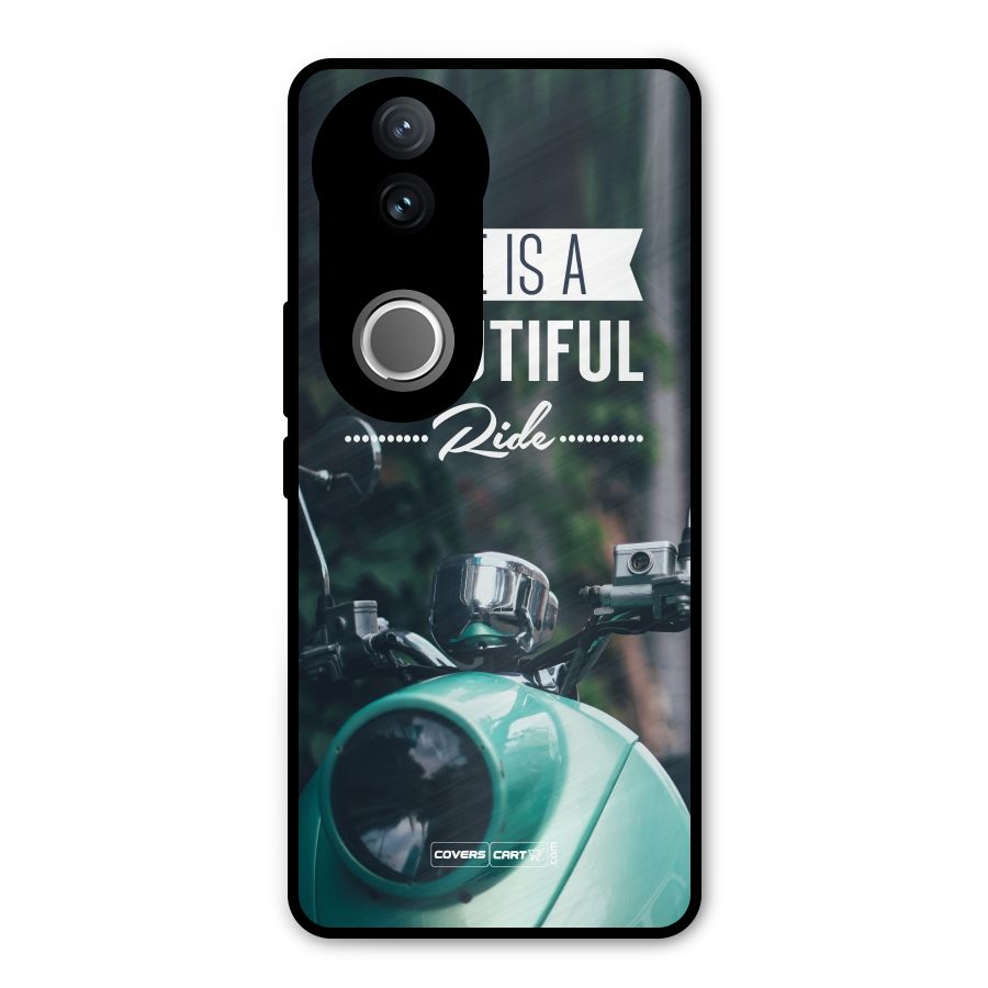 Life is a Beautiful Ride Metal Back Case for Vivo V50e