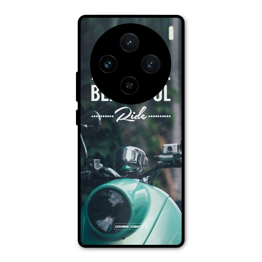Life is a Beautiful Ride Metal Back Case for Vivo X100