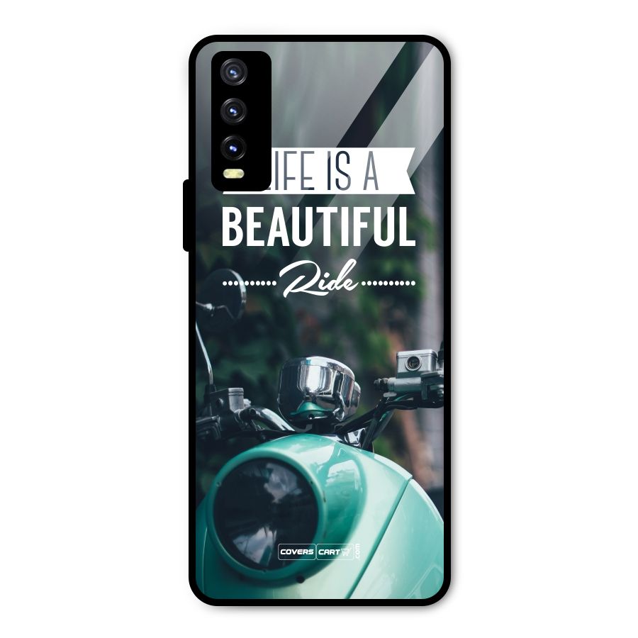 Life is a Beautiful Ride Metal Back Case for Vivo Y20