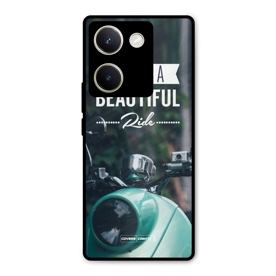Life is a Beautiful Ride Metal Back Case for Vivo Y200 Pro