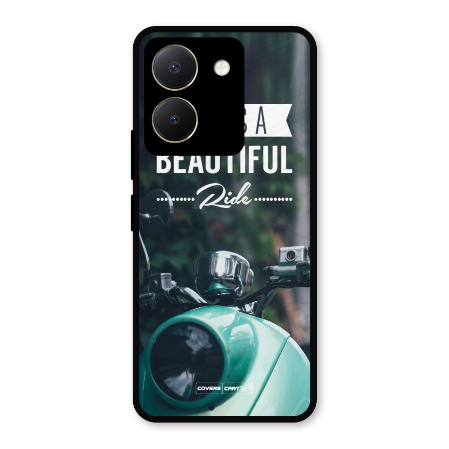 Life is a Beautiful Ride Metal Back Case for Vivo Y36