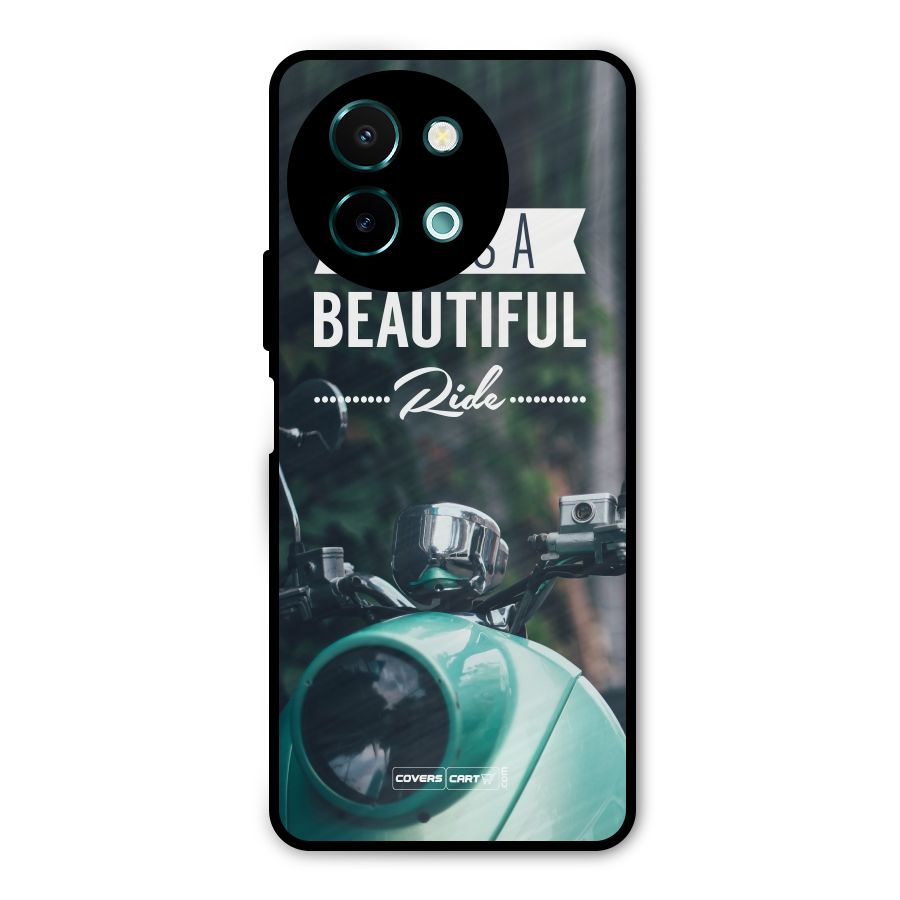 Life is a Beautiful Ride Metal Back Case for Vivo Y58