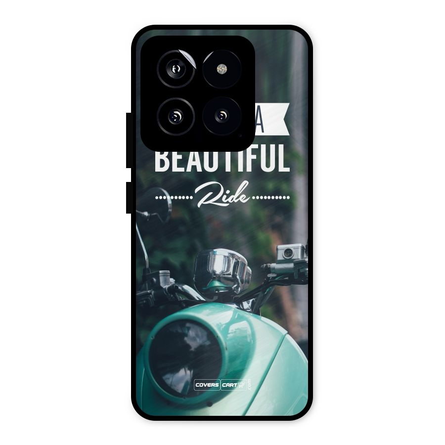 Life is a Beautiful Ride Metal Back Case for Xiaomi 14