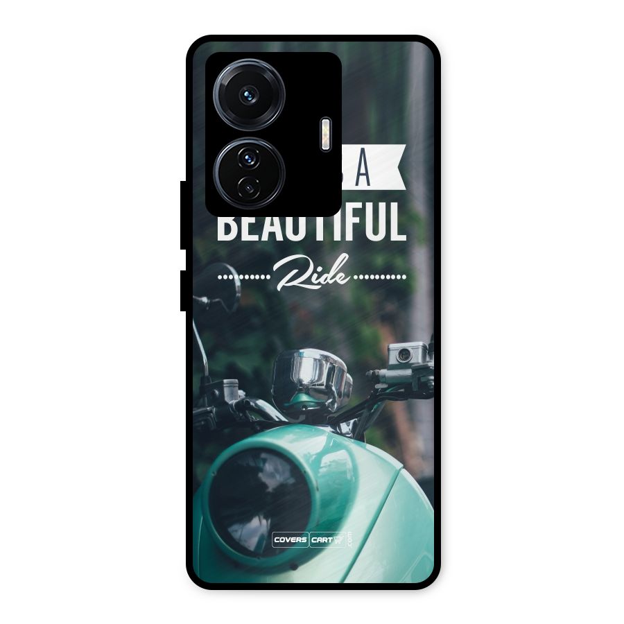 Life is a Beautiful Ride Metal Back Case for iQOO Z6