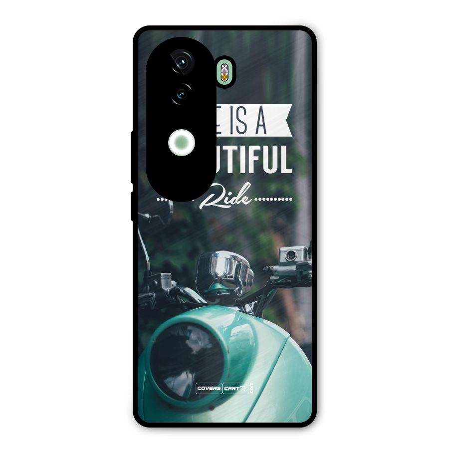 Life is a Beautiful Ride Metal Back Case for iQOO Z9s