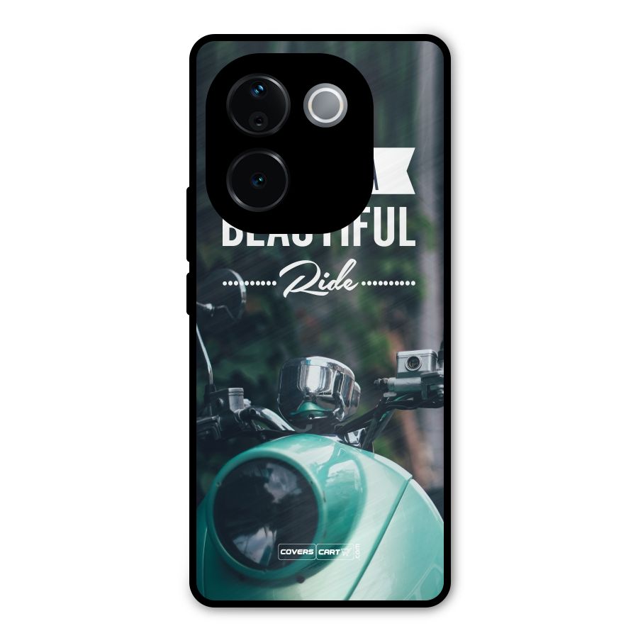Life is a Beautiful Ride Metal Back Case for iQOO Z9s Pro