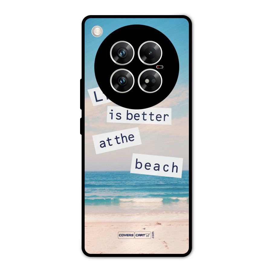 Life is better at the Beach Metal Back Case for Infinix Zero 40 5G