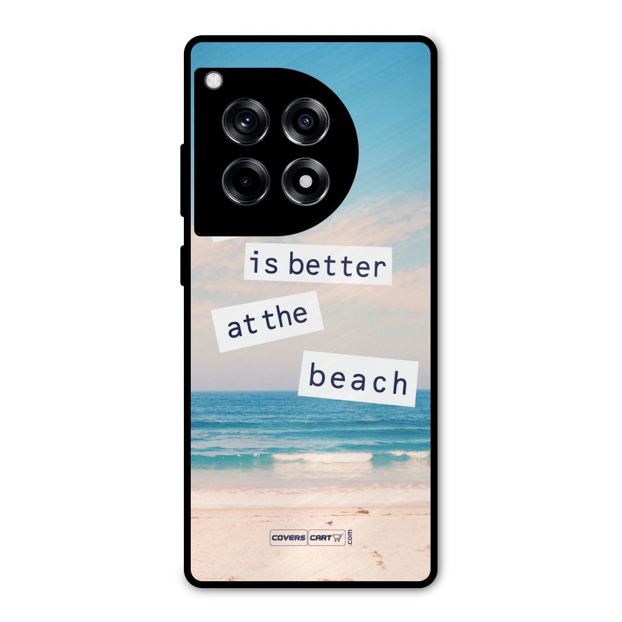 Life is better at the Beach Metal Back Case for OnePlus 12R