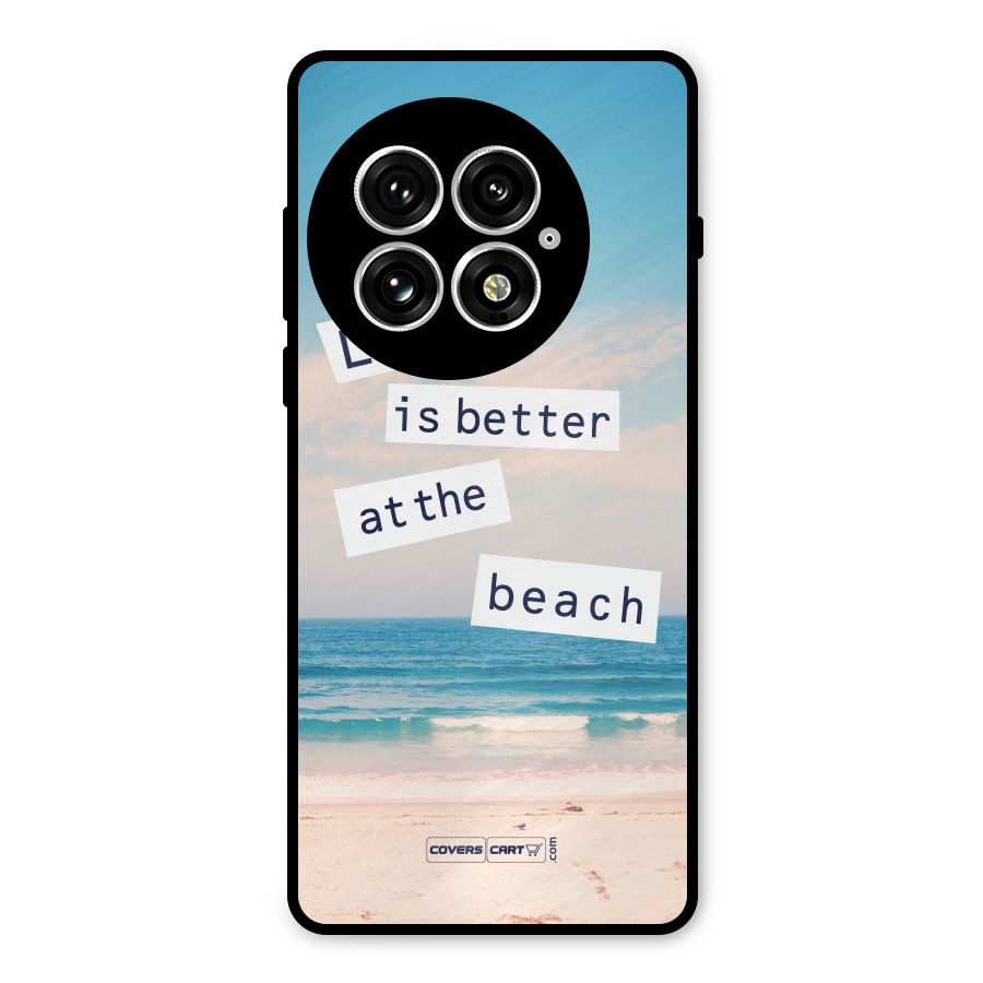 Life is better at the Beach Metal Back Case for OnePlus 13