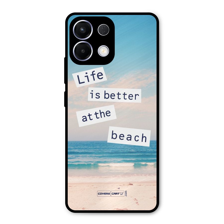 Life is better at the Beach Metal Back Case for Oppo K13