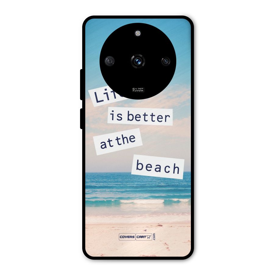 Life is better at the Beach Metal Back Case for Realme Narzo 60 5G