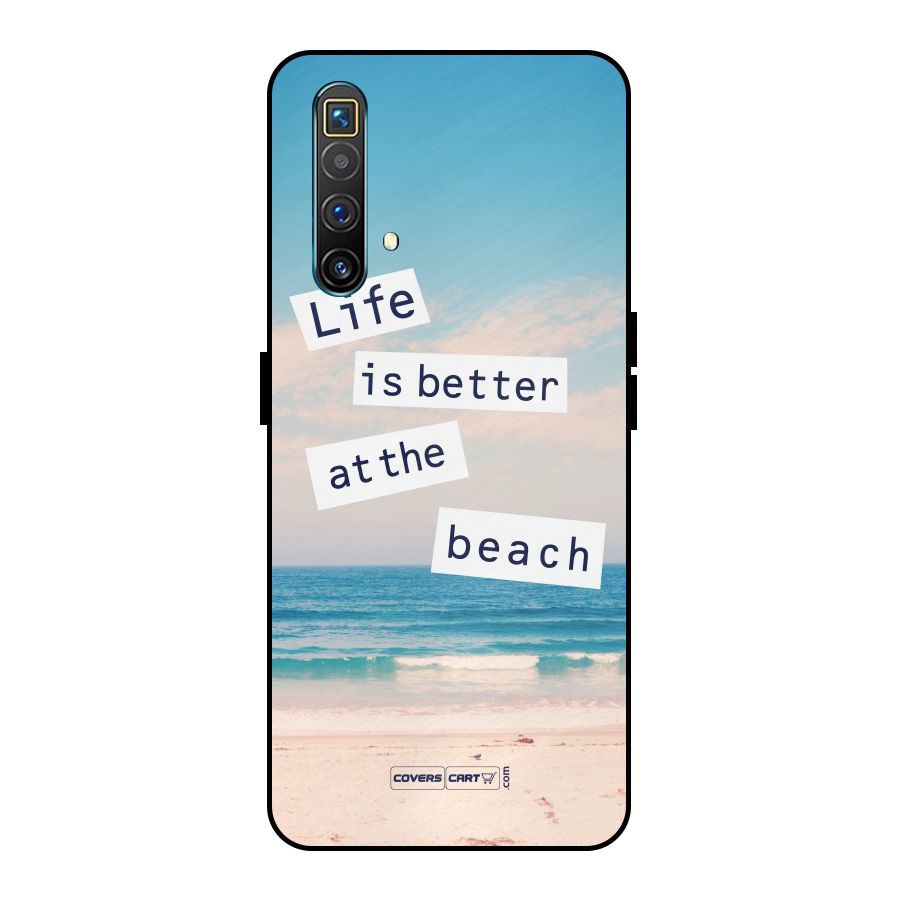 Life is better at the Beach Metal Back Case for Realme X3 SuperZoom