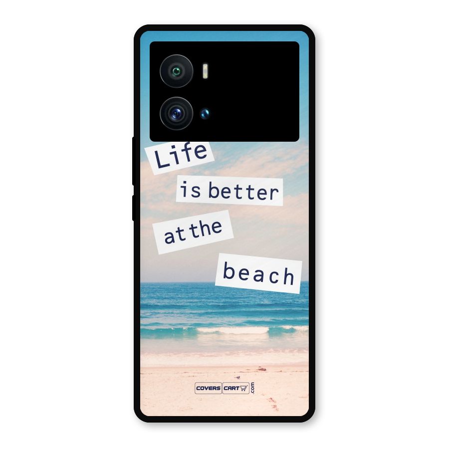 Life is better at the Beach Metal Back Case for iQOO 9 Pro