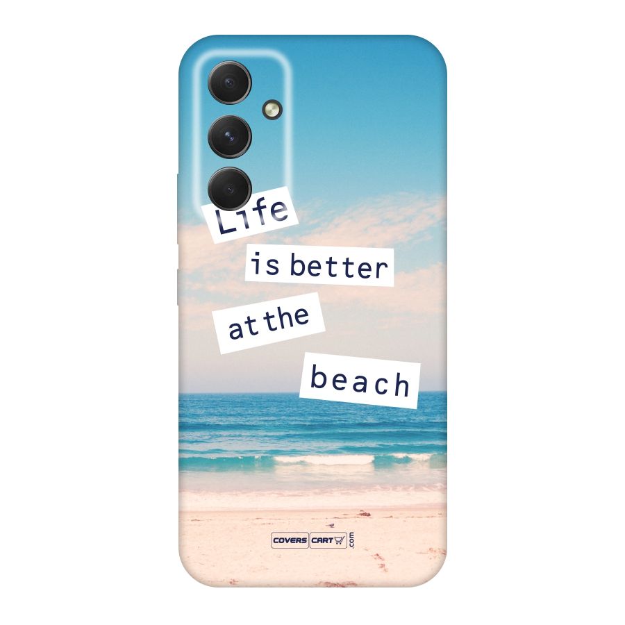 Life is better at the Beach Original Polycarbonate Back Case for Galaxy A54