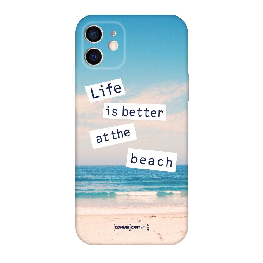 Life is better at the Beach Original Polycarbonate Back Case for iPhone 12