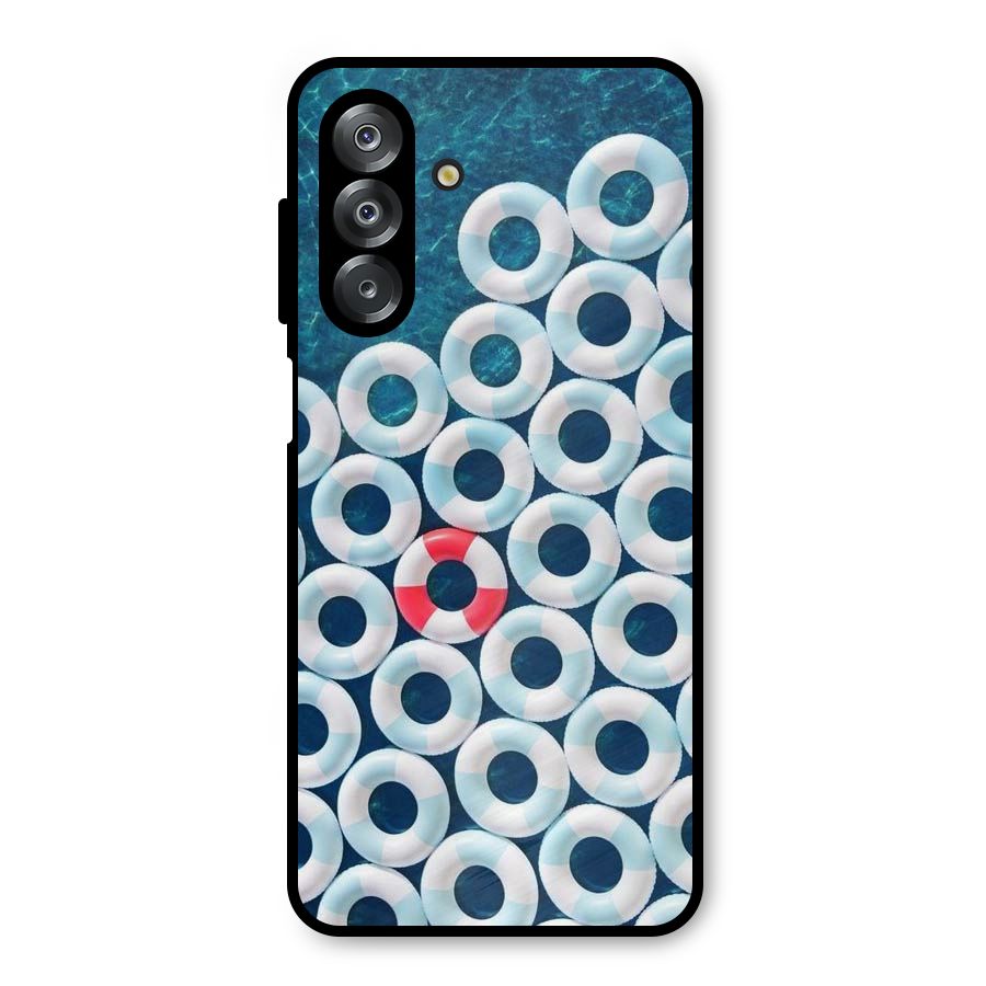 Light Blue Allure Metal Back Case for Galaxy A26