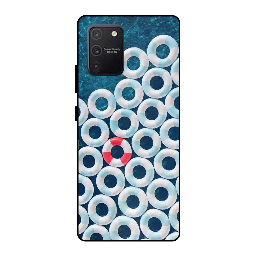 Light Blue Allure Metal Back Case for Galaxy S10 Lite